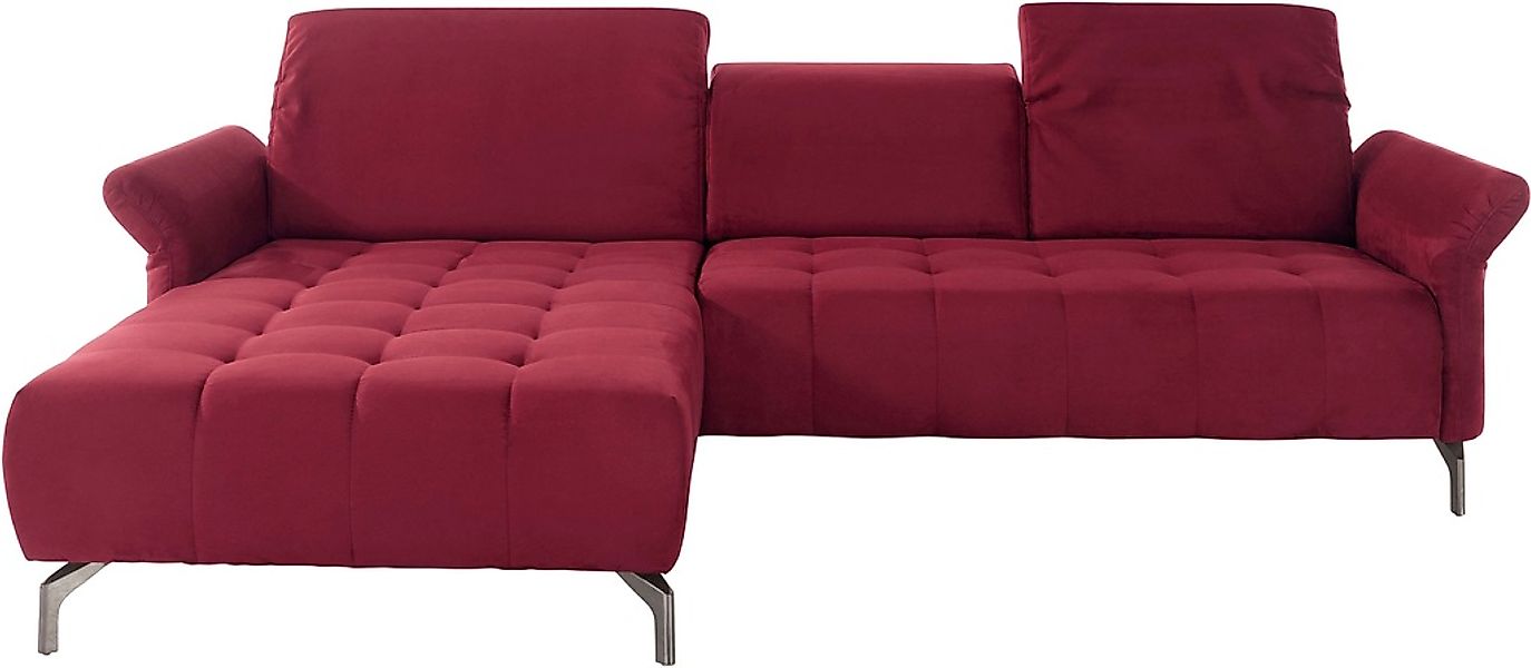 INOSIGN Ecksofa "Fresh L-Form", Federkern, wahlweise Kopfteilverstellung un günstig online kaufen