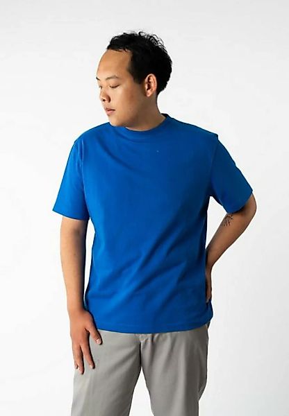 MELA Kurzarmshirt Herren T-Shirt schwer BHAJAN Rippbündchen günstig online kaufen