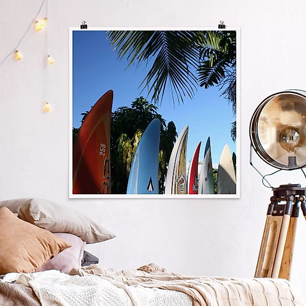 Poster - Quadrat Surfers Paradise günstig online kaufen