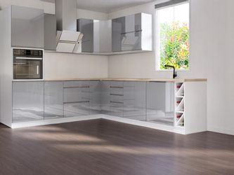 ROYAL24_MARKT Winkelküche K67-G250 L - Aspen günstig online kaufen