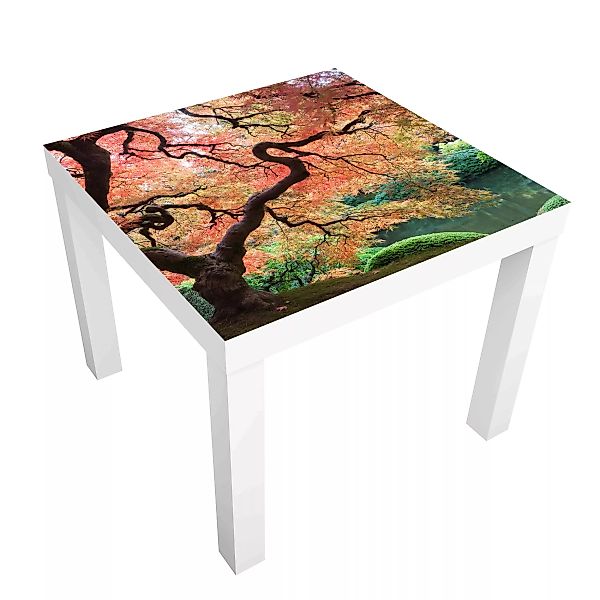 Möbelfolie für IKEA Lack Tisch 55 x 55 cm Japanischer Garten günstig online kaufen