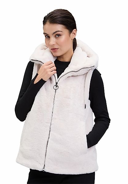 Betty Barclay Plüschweste "Damen mit Kapuze" günstig online kaufen
