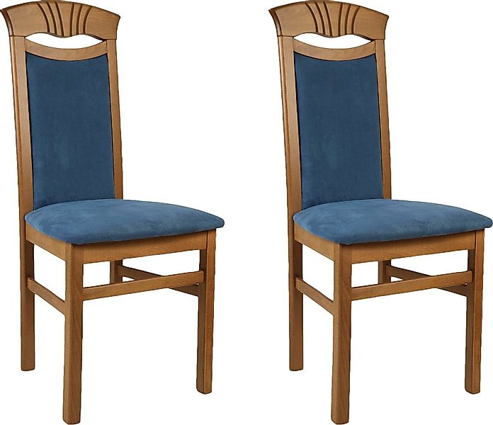 Home affaire Esszimmerstuhl "Franz", (Set), 2 St., Microfaser, strapazierfä günstig online kaufen