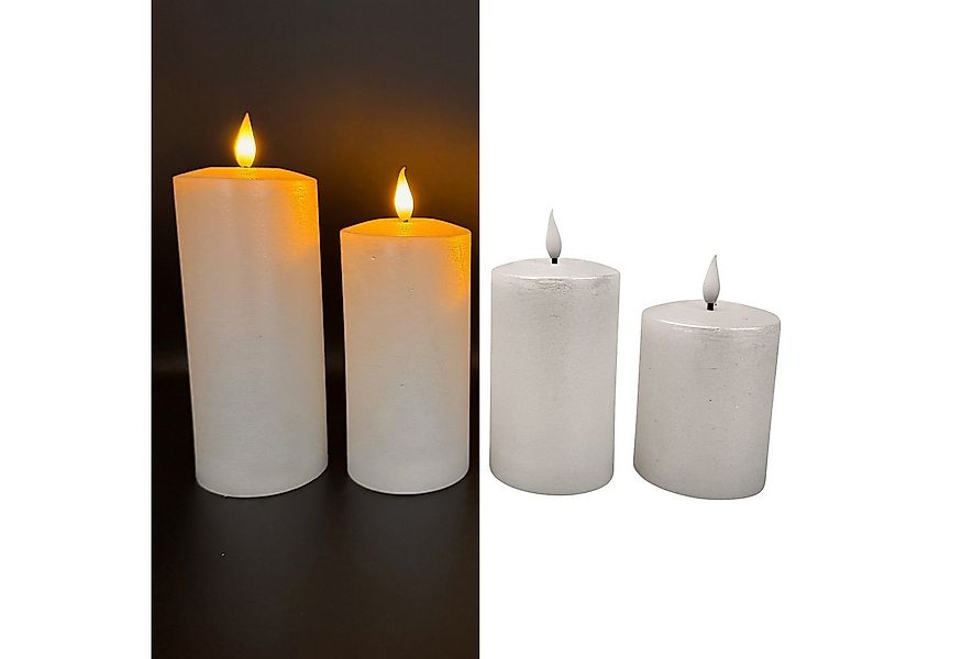 Online-Fuchs LED-Kerze - 4 metallic LED-Kerzen mit Touch-Funktion und 6-Stu günstig online kaufen