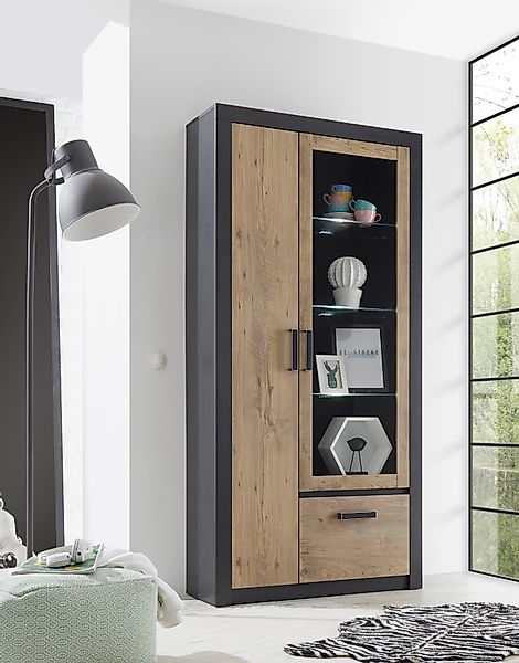 INOSIGN Vitrine BRÜGGE Glasvitrine, Stauraumvitrine, Standvitrine, günstig online kaufen