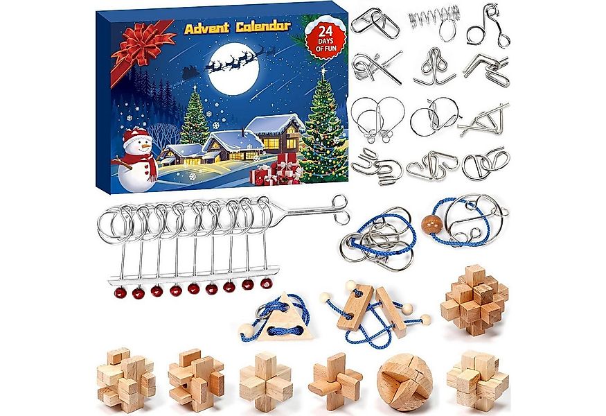 LuxusKollektion Spielzeug-Adventskalender Adventskalender 2024 Rätsel für E günstig online kaufen