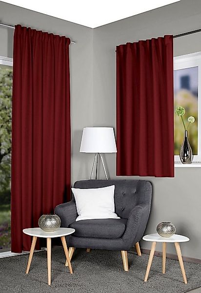 HOME WOHNIDEEN Vorhang ESKAMIO (1 St), Multifunktionsband, blickdicht, Ther günstig online kaufen