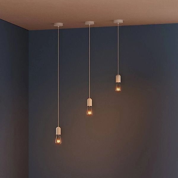 OSRAM Hängeleuchte VINTAGE 1906 ROUND, weiß, Gips, Ø 12 cm günstig online kaufen