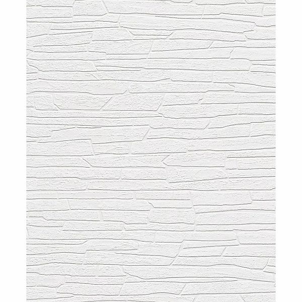 Rasch Vliestapete Wallton 150001 Steine Weiß 10,05 m x 0,53 m günstig online kaufen