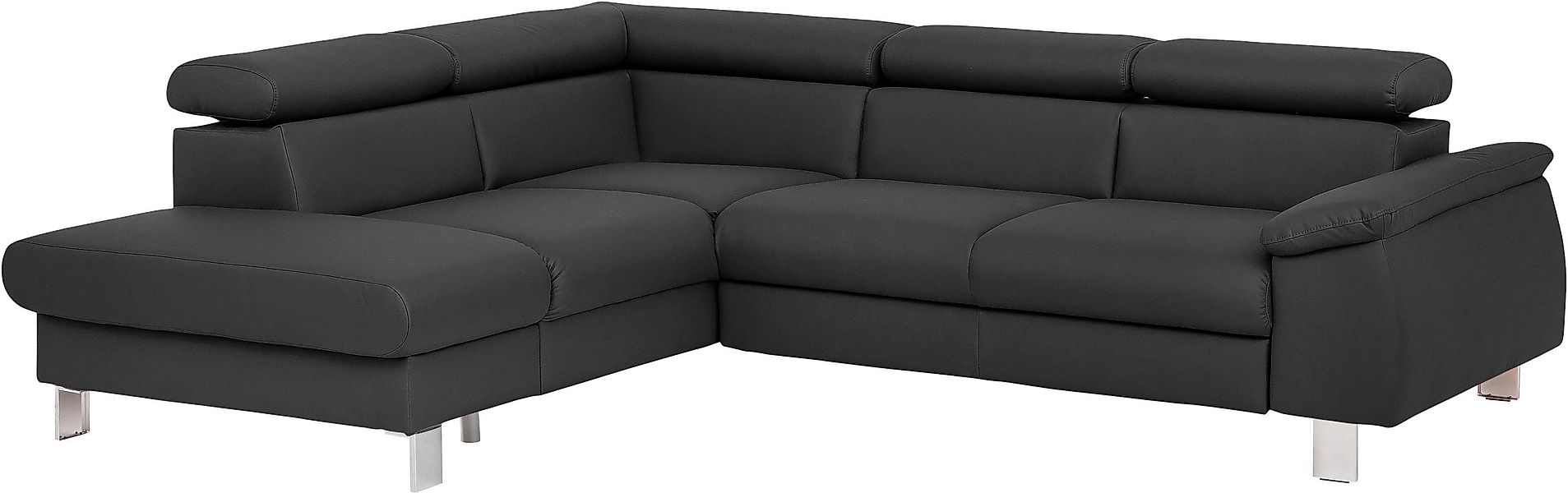 COTTA Ecksofa "Komaris L-Form, B: 249 cm", mit Kopfteilverstellung, optiona günstig online kaufen