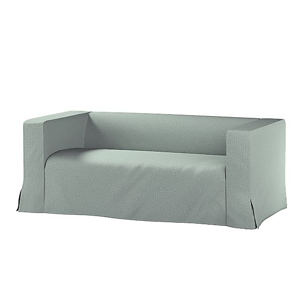 Bezug für Klippan 2-Sitzer Sofa, lang mit Kellerfalte, eukalyptusgrün, Klip günstig online kaufen