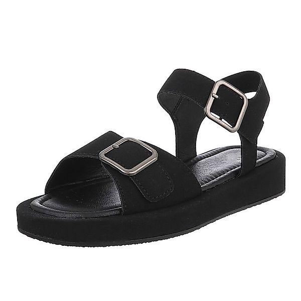 Ital-Design Bequeme Damen-Sandalen mit verstellbaren Riemen günstig online kaufen