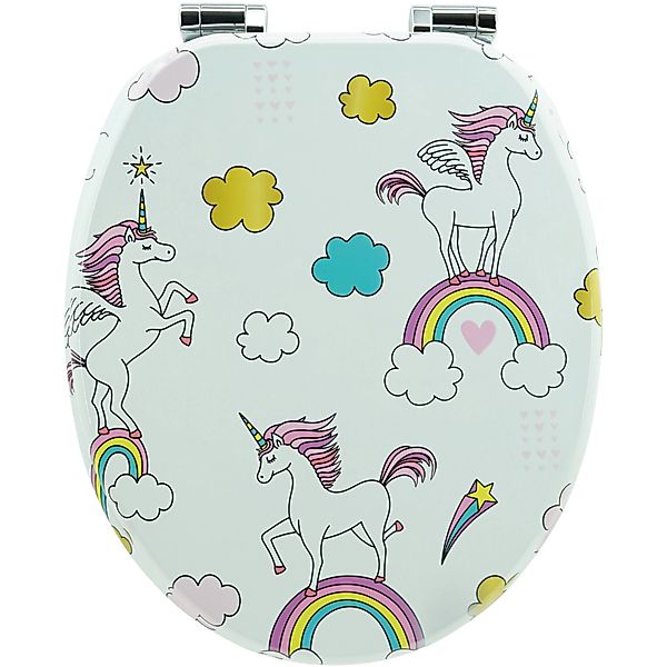 Sanfino WC-Sitz „Unicorns“ hochwertiger Toilettendeckel mit günstig online kaufen