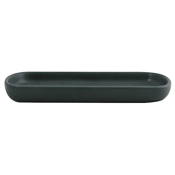 MSV Tablett Maonie Keramik 25,7 cm x 11,5 cm x 2,8 cm Dunkelgrün günstig online kaufen