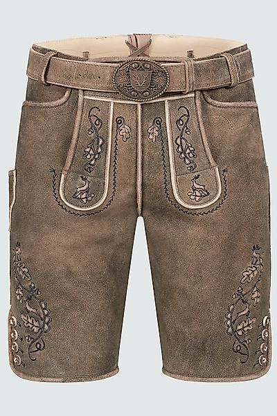 Lederhose Gildo mit Gürtel günstig online kaufen