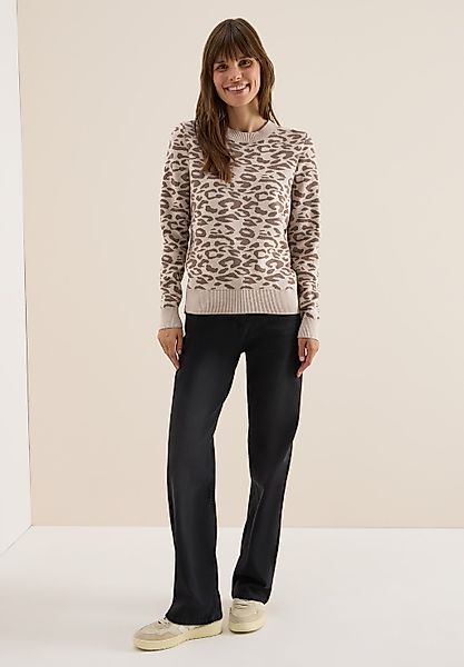 Cecil Strickpullover, mit Leomuster günstig online kaufen