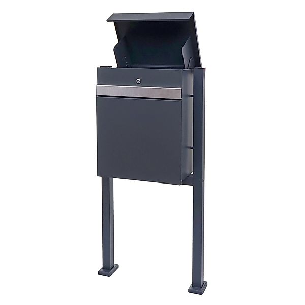 PROREGAL Paketkasten Mit Standfuß HxBxT 120x59x36cm Paketbox Paketstation S günstig online kaufen