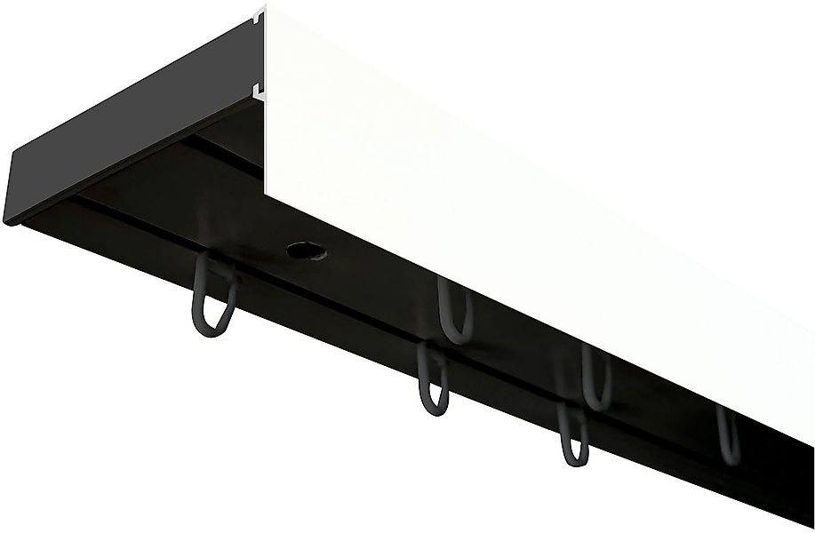 SN DECO GROUP Gardinenschiene "Vorhangschiene SH mit Blende" 2 läufig-läufi günstig online kaufen