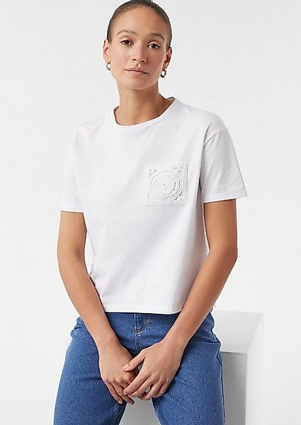 comma casual identity Kurzarmshirt T-Shirt günstig online kaufen