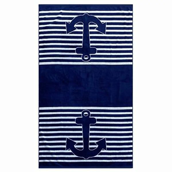 Le Comptoir de la Plage Strandtuch Sailor blau Gr. 100 x 170 günstig online kaufen