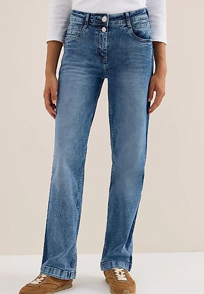 Cecil Straight-Jeans "Style NEELE", mit Gallonstreifen günstig online kaufen