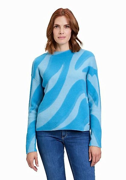 Betty&Co Strickpullover Betty & Co Strickpullover mit Jacquard (1-tlg) Jacq günstig online kaufen