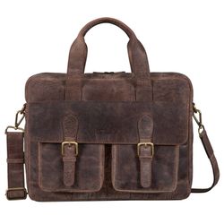 Benthill Aktentasche Echt Leder Laptoptasche Notebooktasche günstig online kaufen