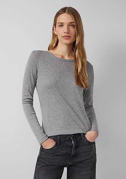 s.Oliver Langarmshirt Elastisches Longsleeve im Slim günstig online kaufen