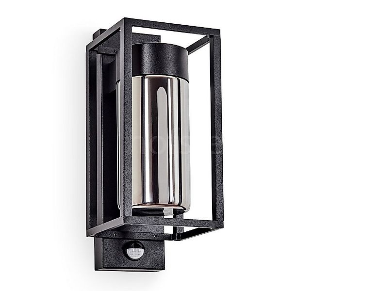 hofstein Außen-Wandleuchte Außenleuchte m. Bewegungsmelder aus Metall/Glas günstig online kaufen