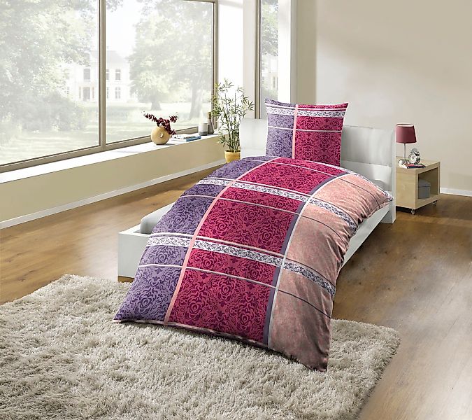 KiNZLER Bettwäsche "Mikrofaser Fleece" 2 Stk. besonders weich, verschiedene günstig online kaufen