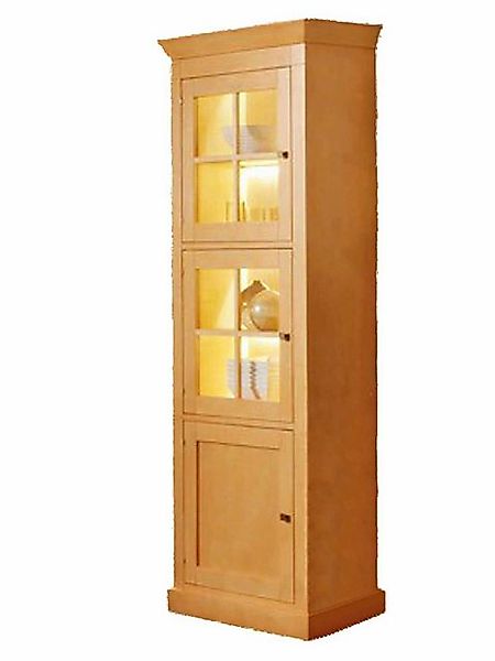 Casamia Vitrine Vitrine Glas-Vitrine Standvitrine 3-türig Santos 214x82cm M günstig online kaufen