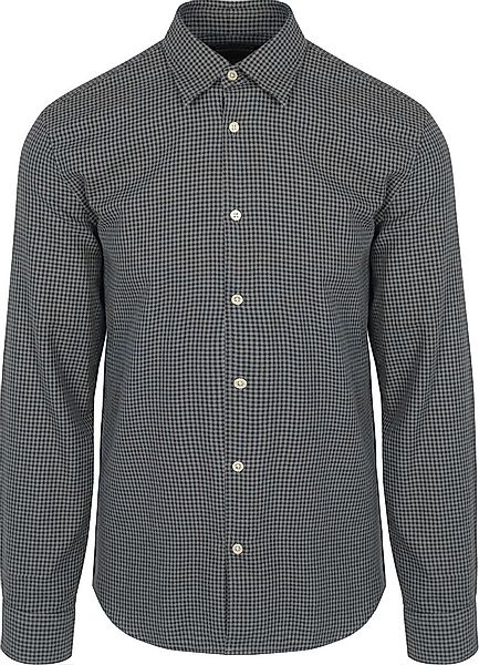 Marc O'Polo Hemd Kariert Anthrazit - Größe XL günstig online kaufen
