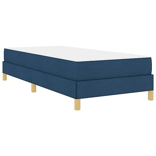 vidaXL Boxspringbett Blau 90 x 200 cm Stoff 3398541 günstig online kaufen