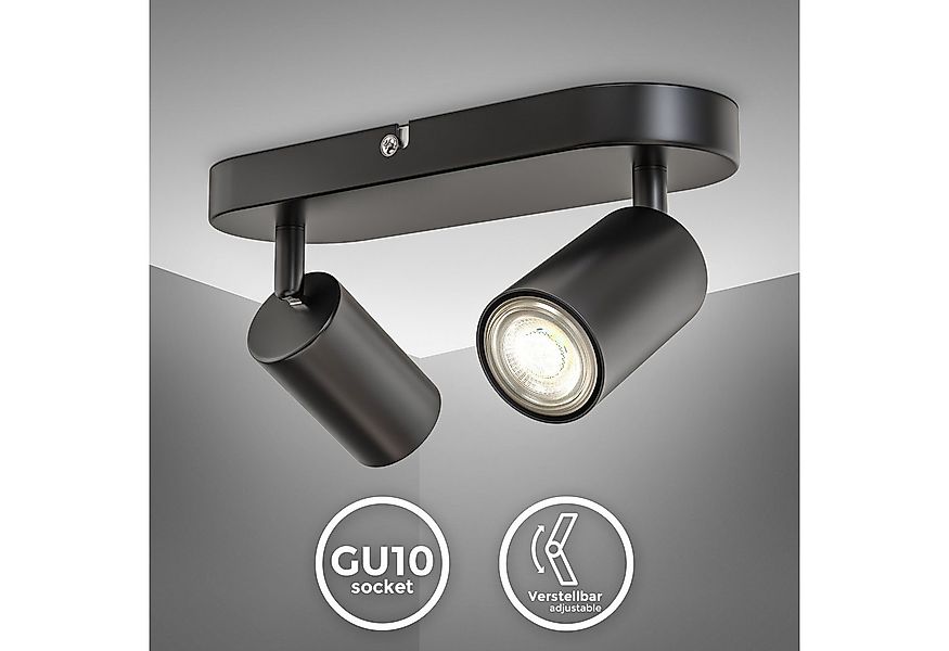 B.K.Licht Deckenleuchte LED Deckenlampe Wandleuchte Wohnzimmer, ohne Leucht günstig online kaufen