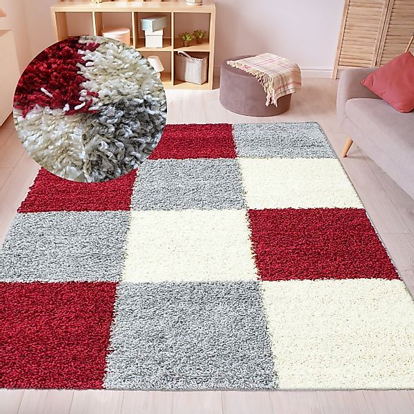 Carpetia Teppich Flauschiger Shaggy-Teppich Hochflor mit günstig online kaufen