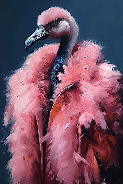 ArtUniverse Glasbild Stylischer Strauß Pretty in günstig online kaufen