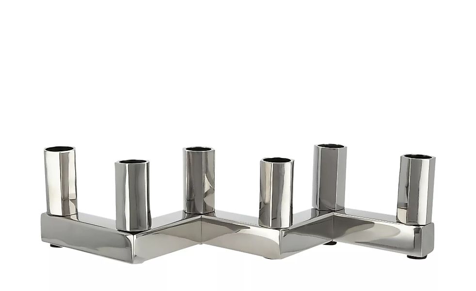 6er Kerzenständer - silber - Stahl - 8 cm - 8 cm - Dekoration > Kerzen & Li günstig online kaufen