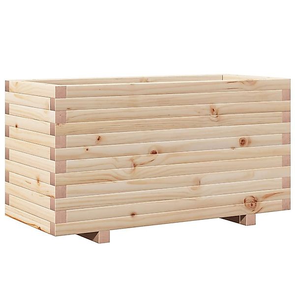 vidaXL Blumentopf Pflanzkübel 90x40x49,5 cm Massivholz günstig online kaufen