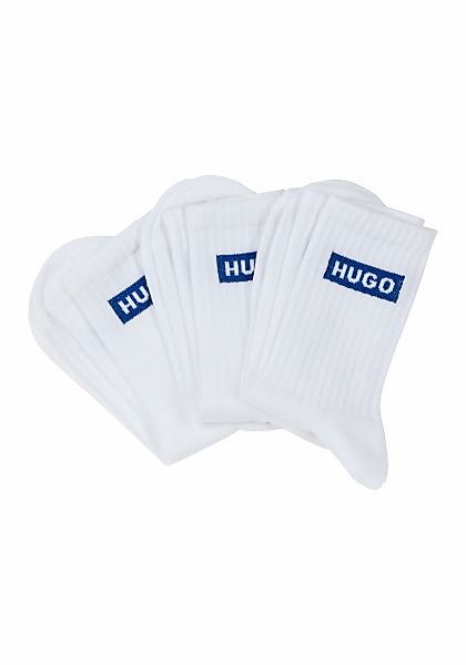 HUGO Blue Freizeitsocken "3P QS BLUE LOGO CC W", (3 Paar), mit HUGO-Logosch günstig online kaufen