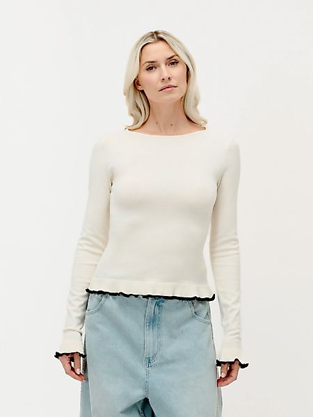 LeGer Strickpullover "Marlen, LeGer by Lena Gercke" slim fit, mit Wellenkan günstig online kaufen