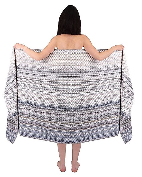 Betz Badetuch 1 groß 100 x 200 cm XXL Saunatuch Duschtuch Karo hell, (1 Stü günstig online kaufen