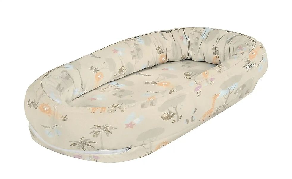 Alvi Schlummer Nestchen  Jungle ¦ beige ¦ Maße (cm): B: 34 Baby > Baby Text günstig online kaufen