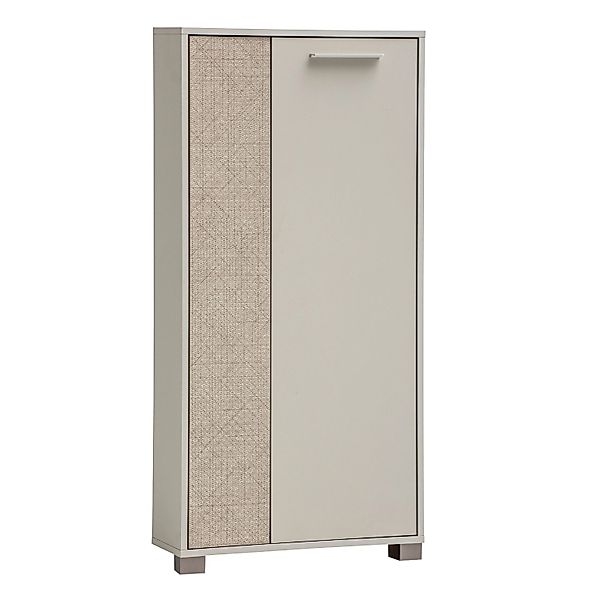 Schildmeyer Highboard Edno HB 600 Canasta 124 cm x 59,8 cm x 19,55 cm Creme günstig online kaufen