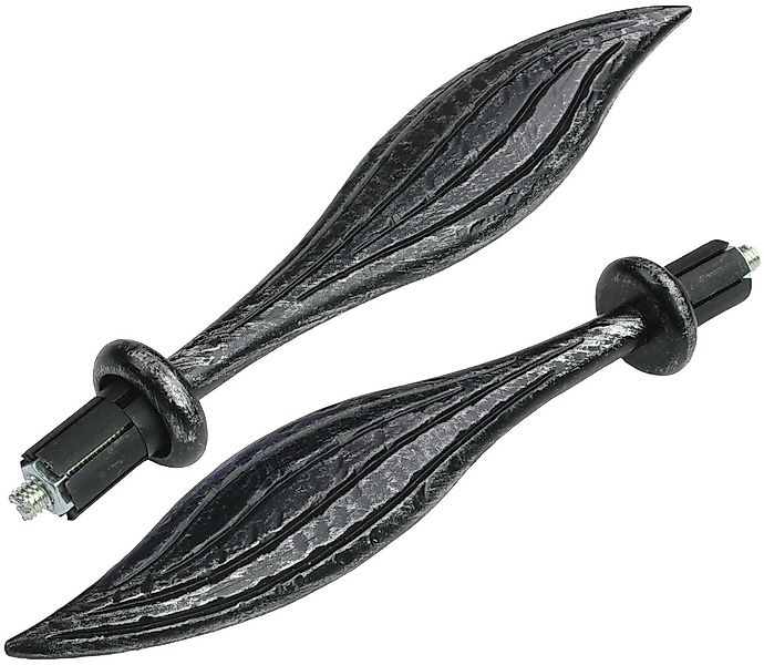 Liedeco Gardinenstange "Esp Blatt" Ø 16 mm 1 läufig-läufig Fixmaß 1-läufig günstig online kaufen
