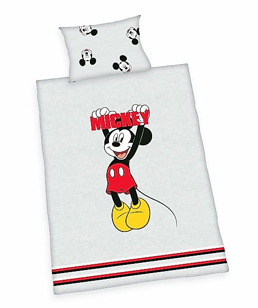 Herding Babybettwäsche 100x135cm Disney Mickey Mouse günstig online kaufen