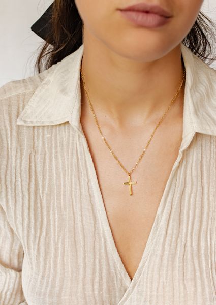 Hey Happiness Kreuzkette mit Anhänger Kreuz, günstig online kaufen