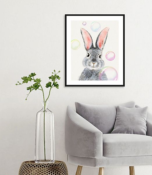 queence Bild "Alfano" Haustiere  Kunst 1 Stk. tlg. HD Premium Poster-Druck günstig online kaufen