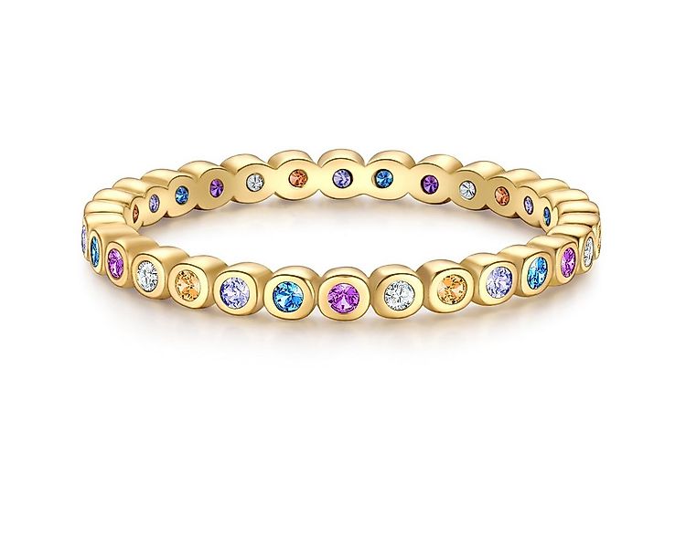 Glanzstücke München Silberring gelbgold günstig online kaufen