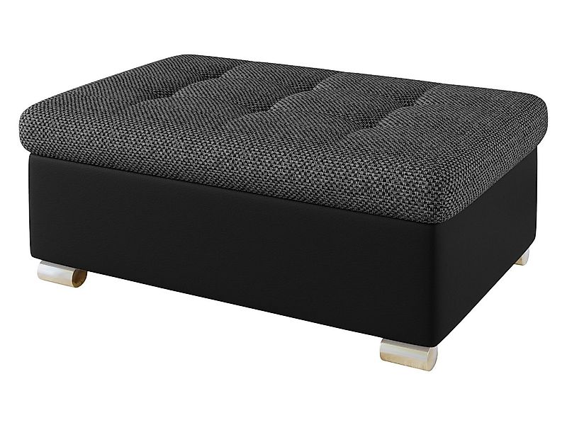 MIRJAN24 Polsterhocker Niko Groß, Silber Füße, 96x70x41 cm günstig online kaufen