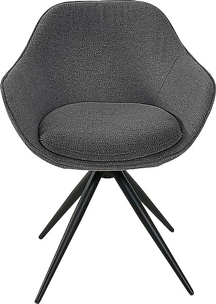 K+W Komfort & Wohnen Drehstuhl »ZOOM«, Flachgewebe Q2 2250, 4-Fuß Drehstuhl günstig online kaufen